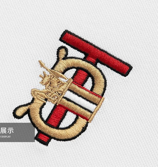 High end embroidered short sleeve POLO T-shirt for men's