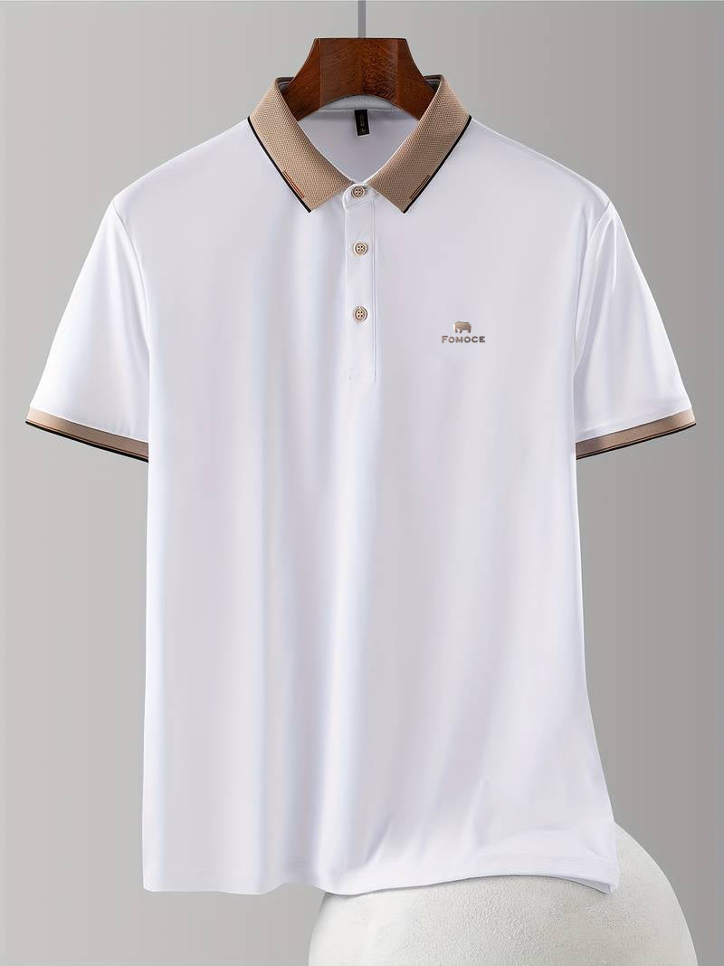 Plus Size Premium Polo with Embroidered Logo