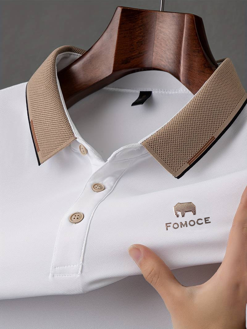 Plus Size Premium Polo with Embroidered Logo