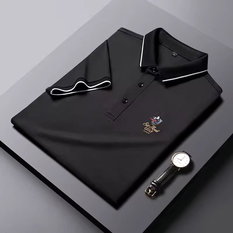 Imported Polo T-Shirt with Exquisite Embroidery Logo