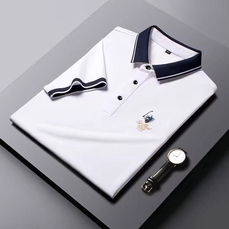 Imported Polo T-Shirt with Exquisite Embroidery Logo