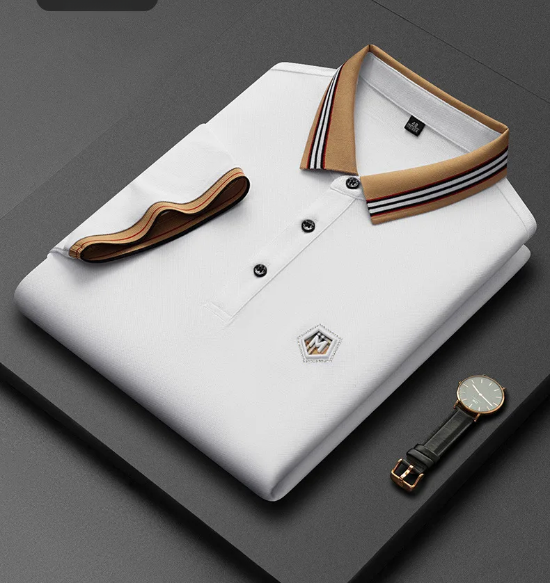 Luxury Imported Embroidered Men's Polo T shirt