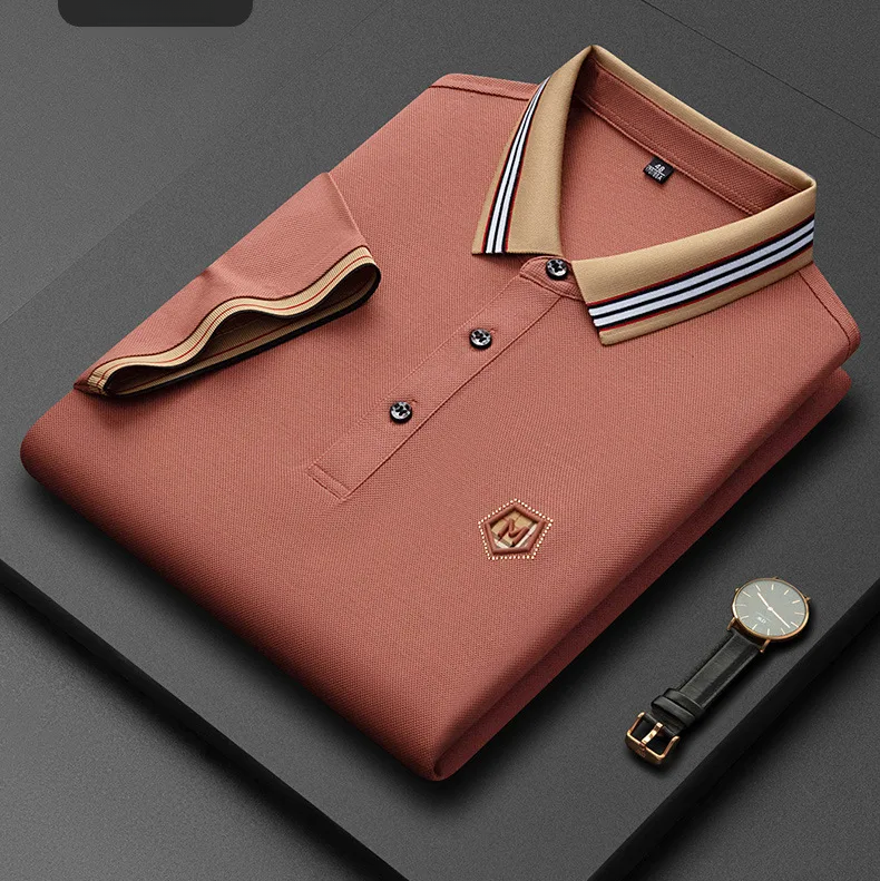 Luxury Imported Embroidered Men's Polo T shirt