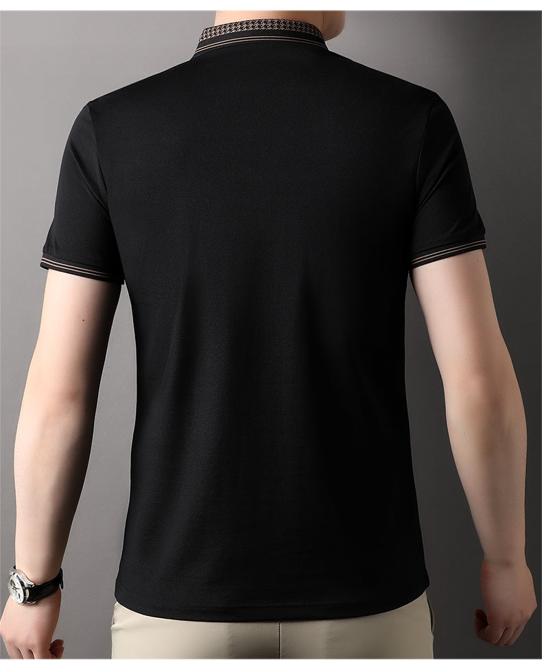 High-Quality Embroidered Men’s Imported Polo Tee