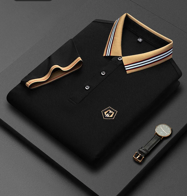 Luxury Imported Embroidered Men's Polo T shirt