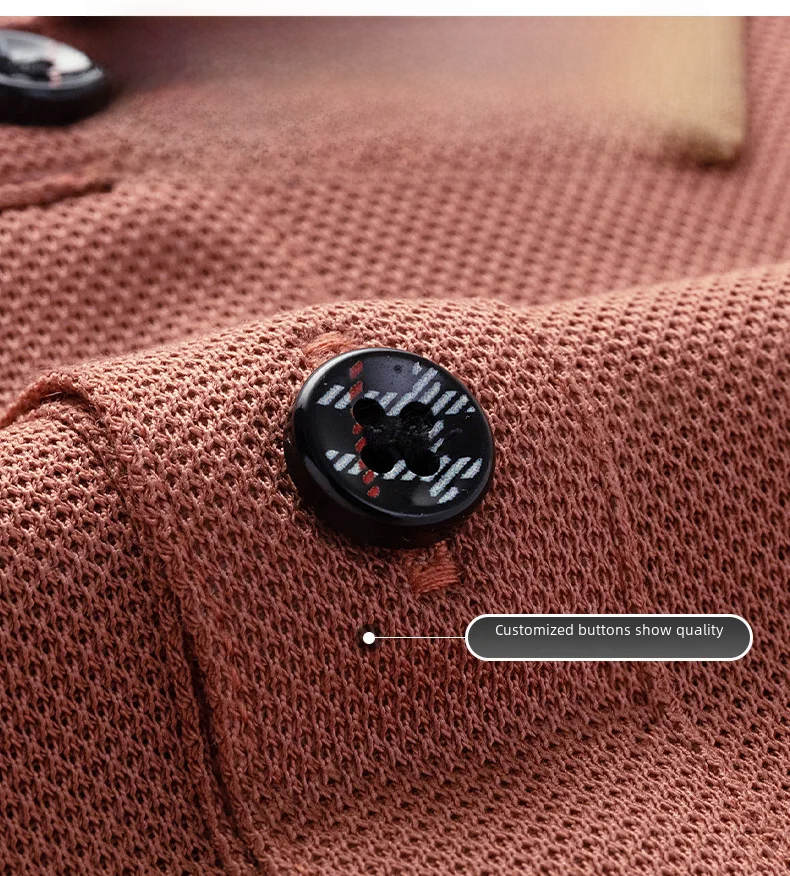 Luxury Imported Embroidered Men's Polo T shirt