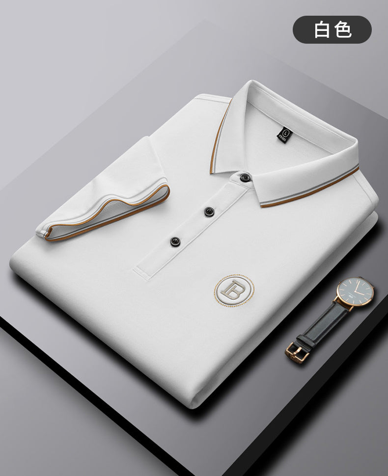 Trendy Polo Tshirt with Eye-Catching Embroidery Work