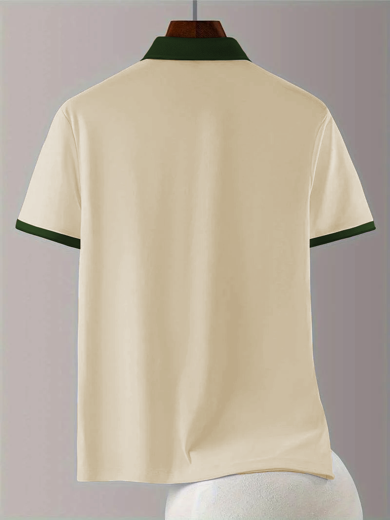 High Quality Puff Printing Men's Polo T Shirt